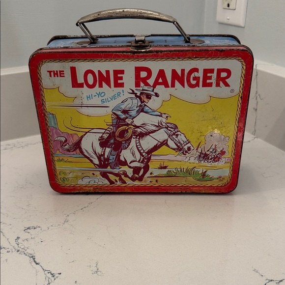 Adco-Liberty MFG CORP Other - Vintage The Lone Ranger Blue Stripe Lunchbox